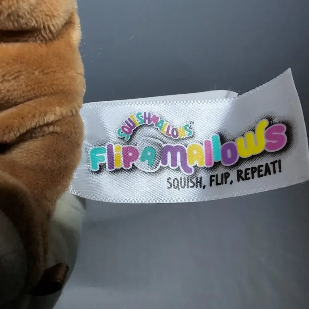 Reginald the Corgi to Karina the Calico Squishmallows Flipamallows Reversable 5